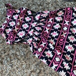 Super cute summer tribal print dress size S EUC.